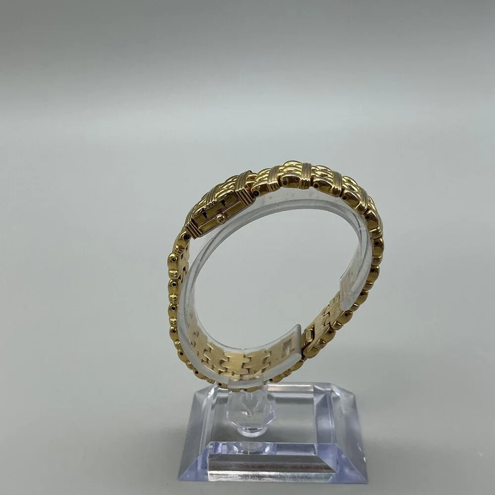 Vtg Citizen Elegance Womens Watch 14mm MOP Gold Tone Hidden Dial New Battery